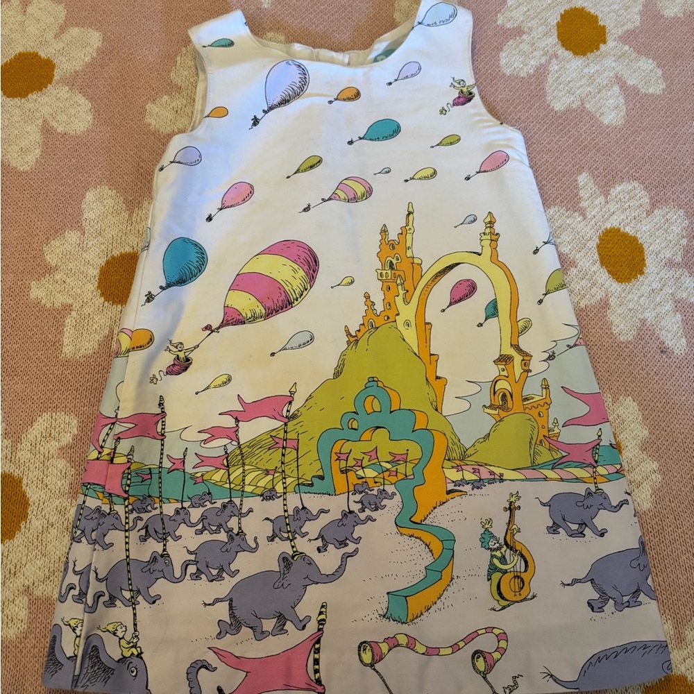 Dr. Seuss colorful Print Dress